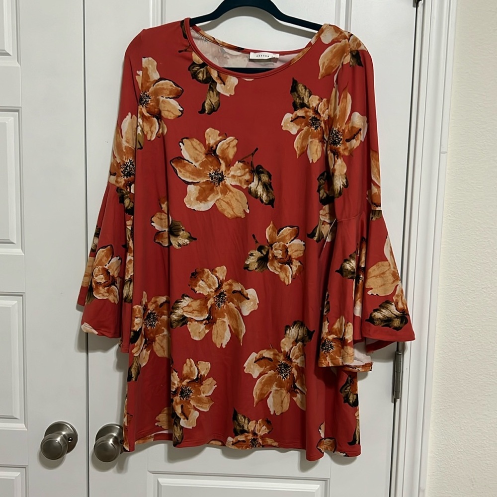 Floral swing dress